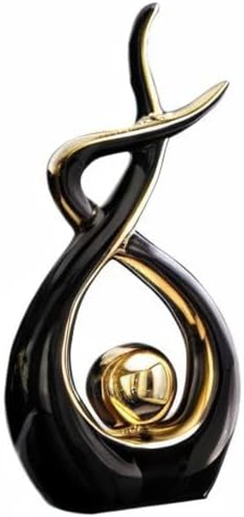 Stunning Modern Abstract Ceramic Art Statue - Perfect Table Centerpiece for Your Home and Office Decor